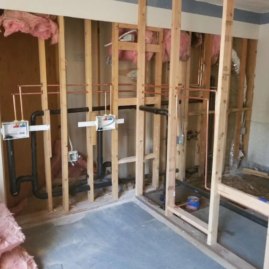 Copper pipe rough-in and plumbing installation in Port Jervis